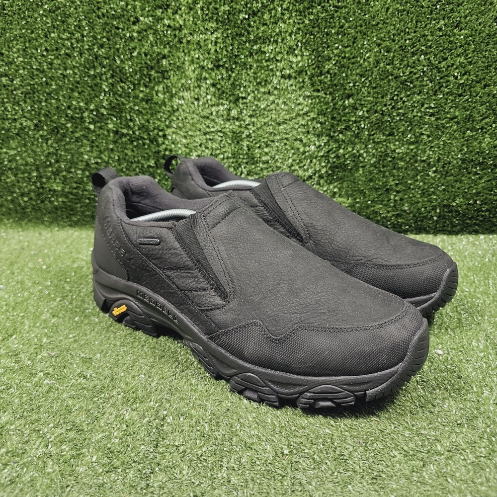 Merrell Coldpack 3 Thermo Black Slip On Moc Waterproof Moccasin Mens Size 13